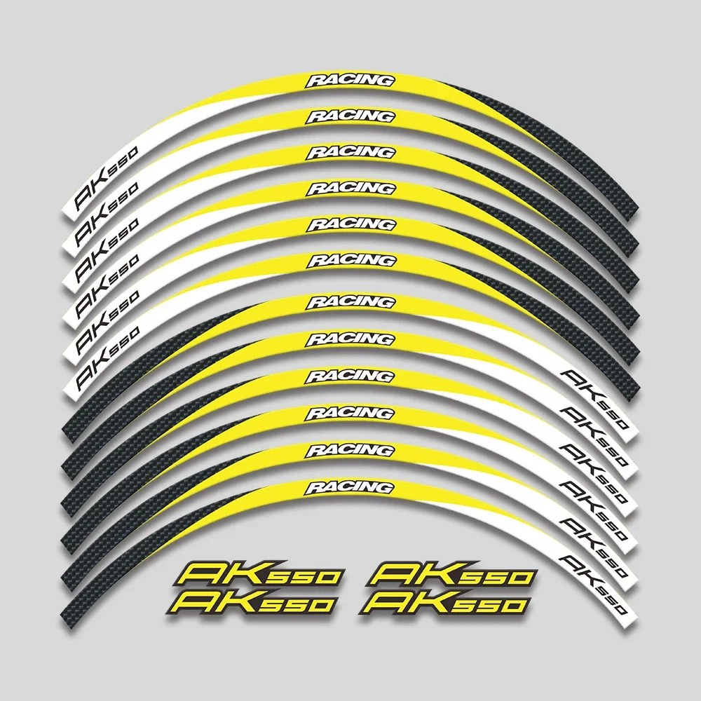 Аксессуары для мотоциклов KYMCO AK550 AK 550 наклейки на ступицу колеса Светоотражающая