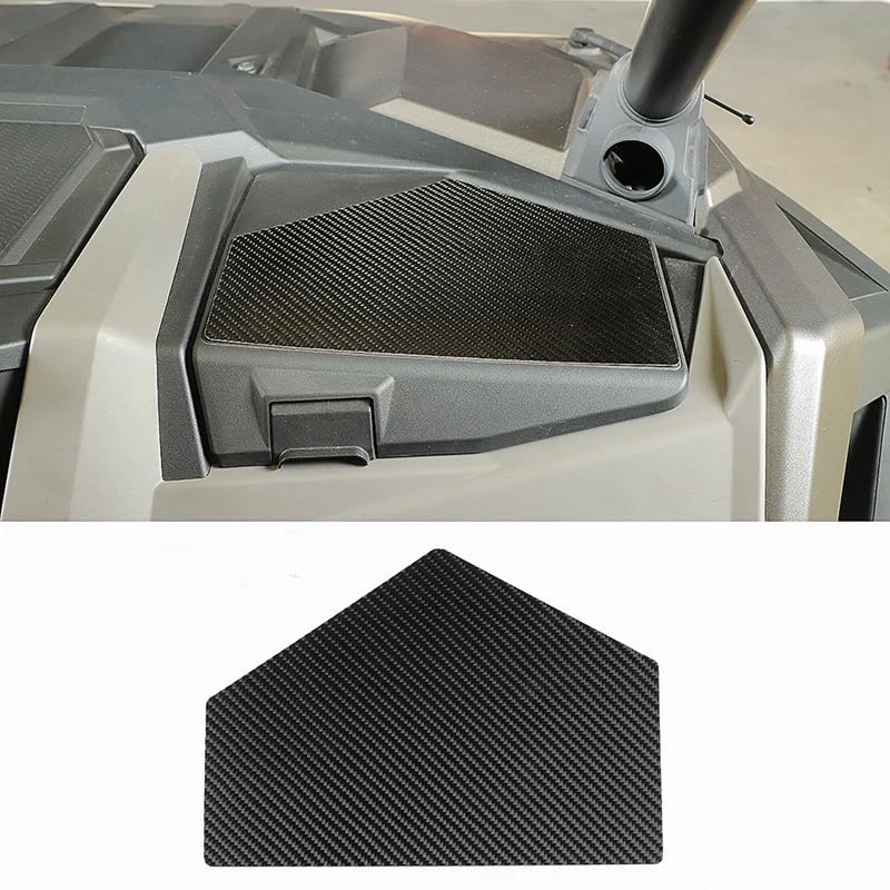 

Co-Pilot Storage Box Mat Trim Decorative Sticker Carbon Fiber For Polaris RZR PRO XP Ultimate 2021 2022 Accessories