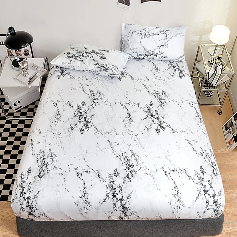 Дышащее покрывало Простыня Простой стиль Постельное белье Мягкая простыня с