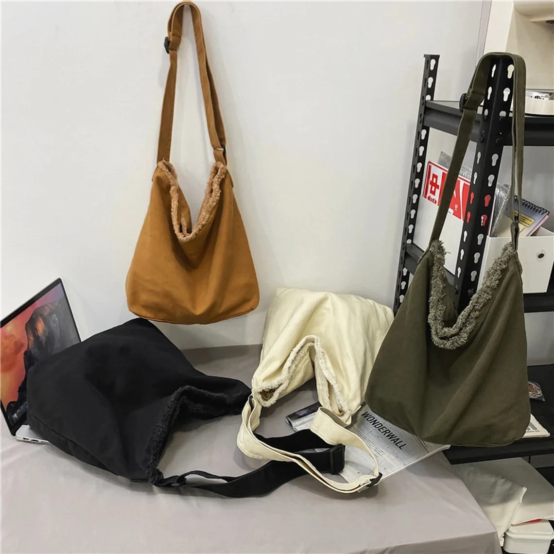 Casual Crossbody Bag,Canvas Shoulder Bag,Large Capacity Shoulder Bag,Shoulder Bag,Handbag,Tote Bag