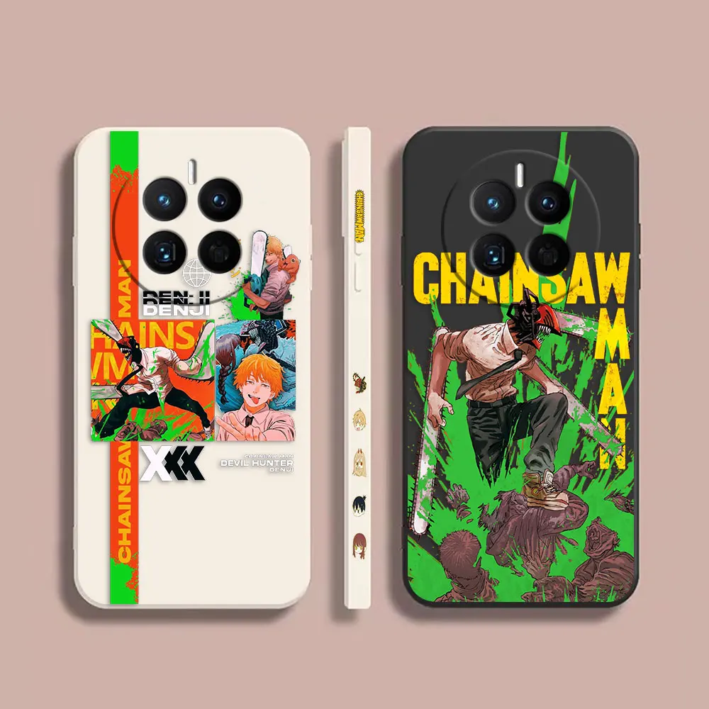 

Phone Case For Huawei MATE 10 20 20X 30 40 50 P20 P30 P40 P50 P60 PRO PLUS Case Cover Funda Cqoue Shell Capa Anime Chainsaw Man