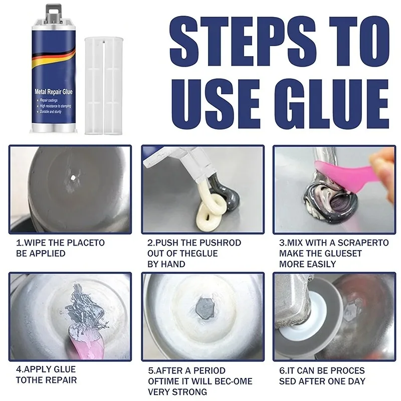 Новый клей для ремонта металла холодной сварки высокопрочный магического