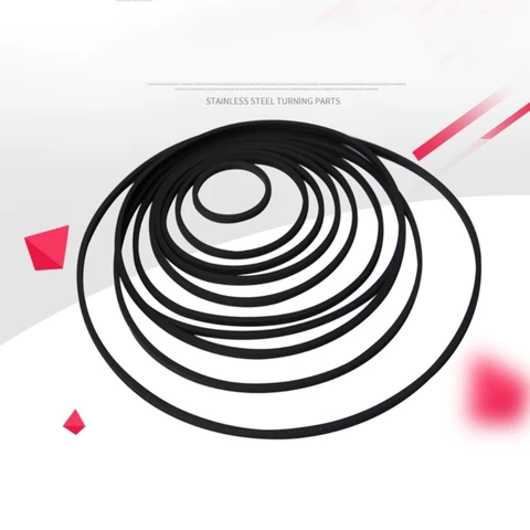 5 шт. 2 мм квадратный сложенный резиновый ремень для записывающих устройств CDROM видеомашин T21A