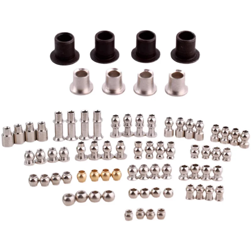 

4 шт. 1:8/1:10/1:18 амортизатор Металлические Шариковые головки винты тяга шариковая крышка винтовая втулка для радиоуправляемой модели автомобиля аксессуары «сделай сам»