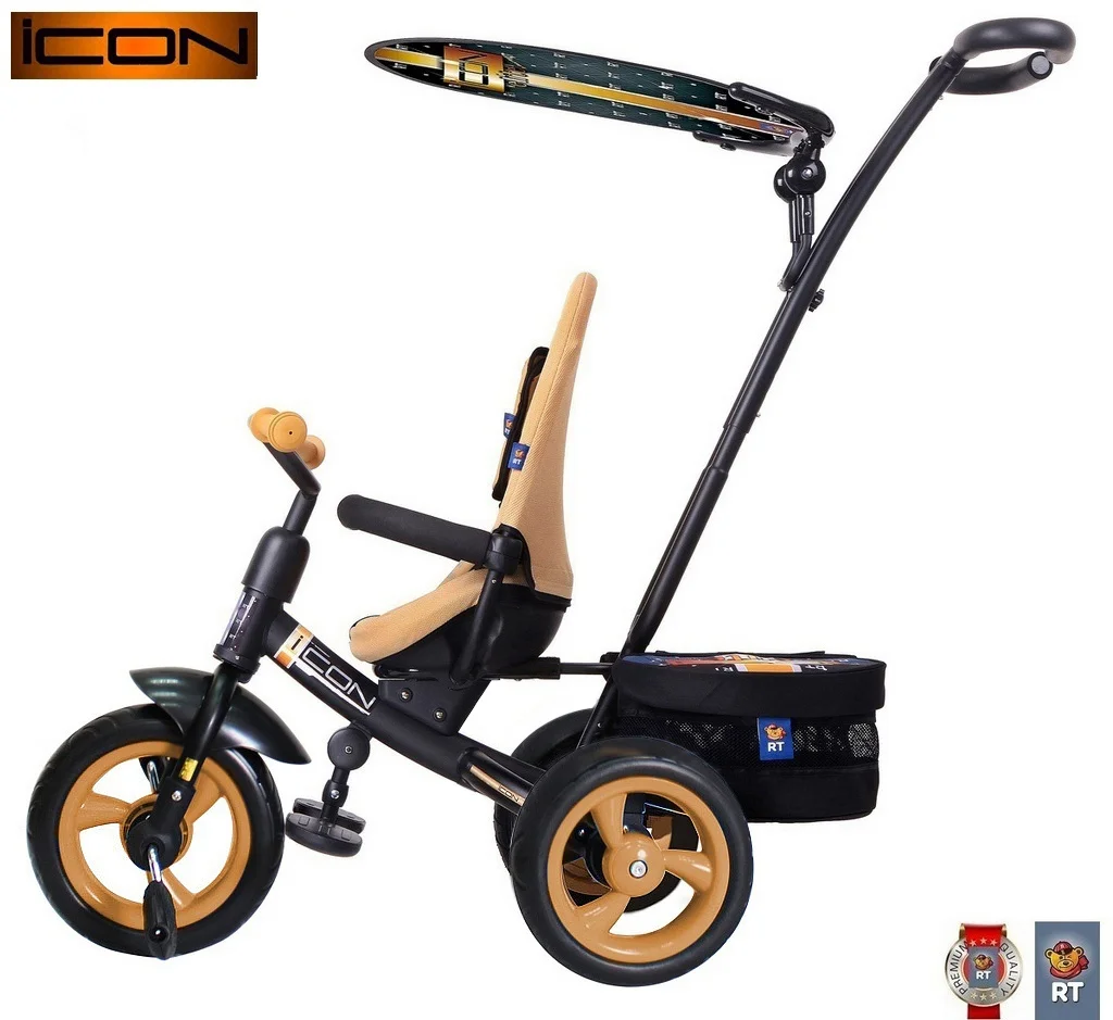 Велосипед 3-х колесный ICON Lexus trike original RT evoque Gold золотой