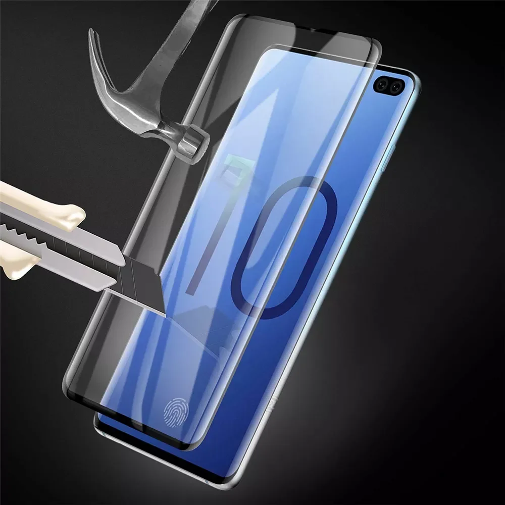 tempered glass for samsung Galaxy S10e S7 edge S8 S9 S10 plus full cover protective film on the glass phone screen protector