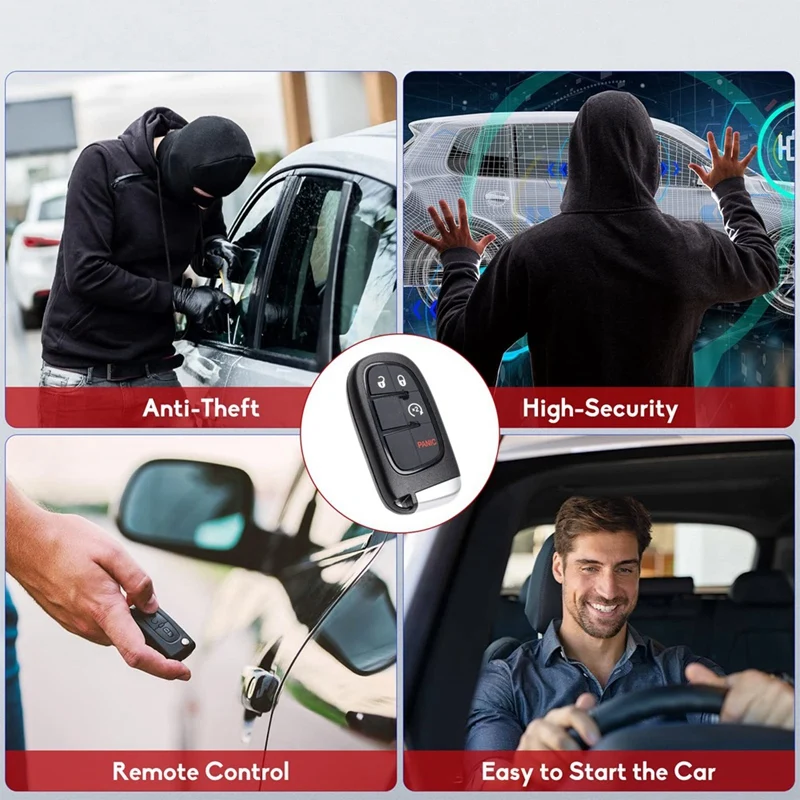 Брелок для автомобильного ключа с дистанционным управлением Dodge Ram 1500 2500 3500 2013-2018