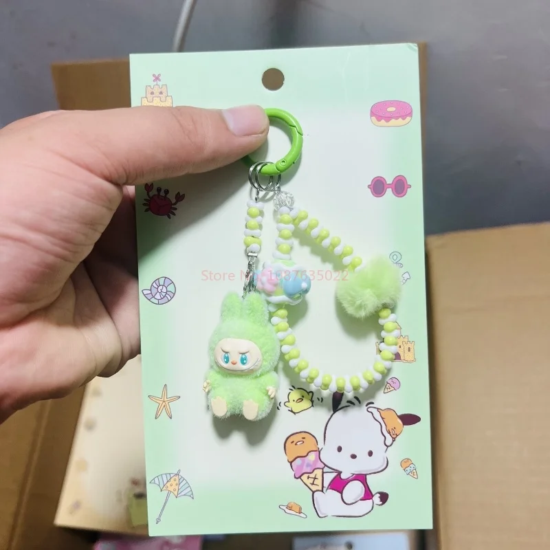 Новый Kawaii Labubu Crybaby × Летающая Маленькая Полицейская Цепочка Рюкзак Подвеска Inspearl