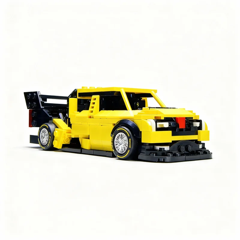 Фото 397 деталей MOC Hondaed Hoonigan Ridgeline IndyCar City Champions, модель из строительных блоков, игрушки, архитектурный конструктор, рождественский подарок, художественные кирпичики. №3