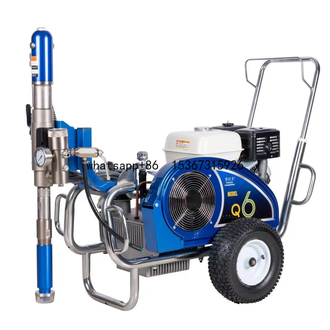 НОВАЯ машина для безвоздушного распыления шпаклевки высокого давления 8 л/мин с