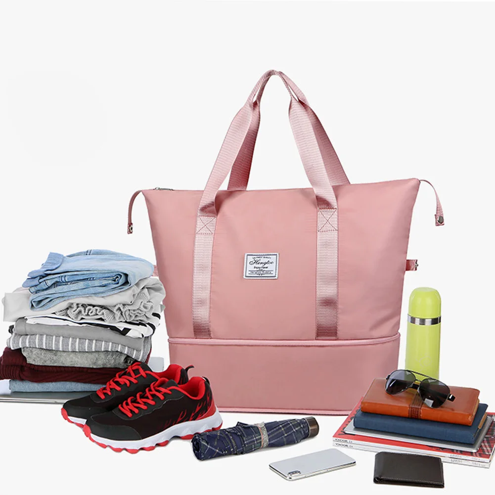 Large Capacity Folding Travel Bags Waterproof Tote Travel Luggage Bags for Women Multifunctional Travel Duffle Bags Handbag