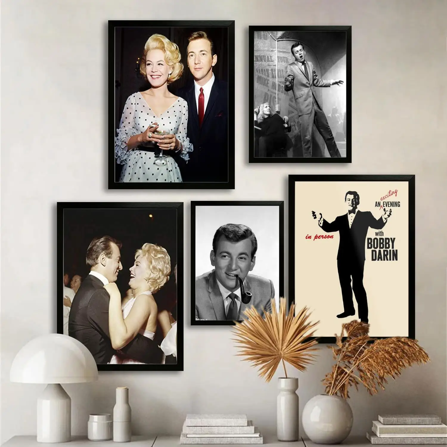 Бобби дарн актер холст художественный постер и настенное искусство картина с