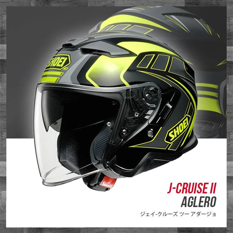 

Open Face J-CRUISE II AGLERO TC-3 JET HELMET Motorcycle Helmet Riding Motocross Racing Motobike Helmet