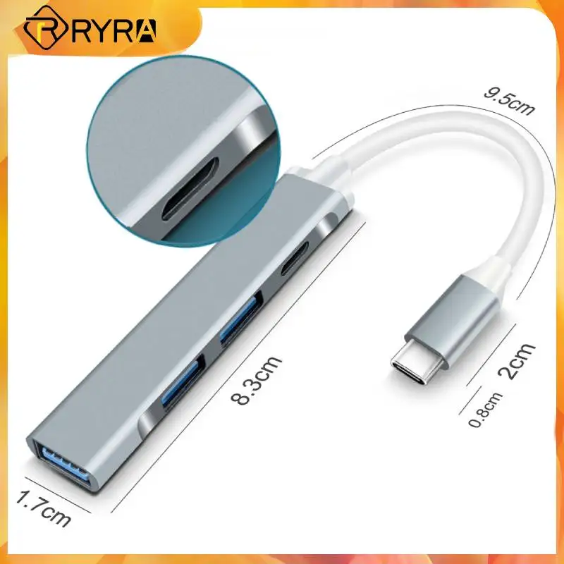 

RYRA 4 In 1 Expansion Dock USB3.0 Hub High Speed Splitter PC Notebook Extender Multi-port Docking Stations Compatible Reader HUB