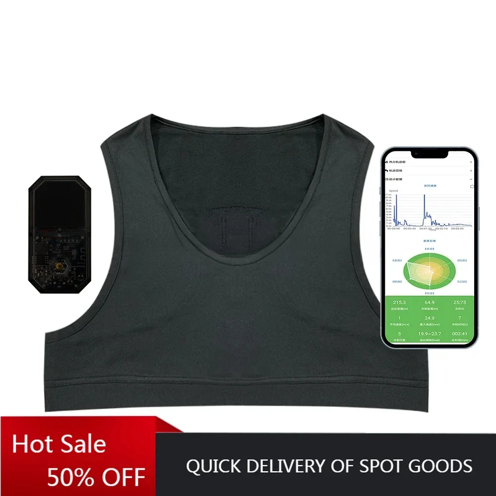 Серия спортсмен GPS Футбольный трекер активности Спортивная футбольная майка