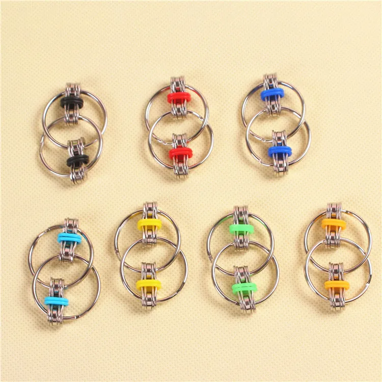 Creative Antistress Toys Fidget Toys Bike Chain for Autism ADHD Stress Relief Hands Funny Toys for Kids Adult Student