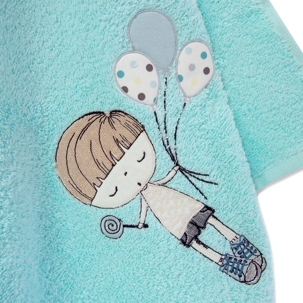 Полотенце Tana Home Collection &quotМАЛЫШ&quot Цвет: бирюзовый 30*70 см |