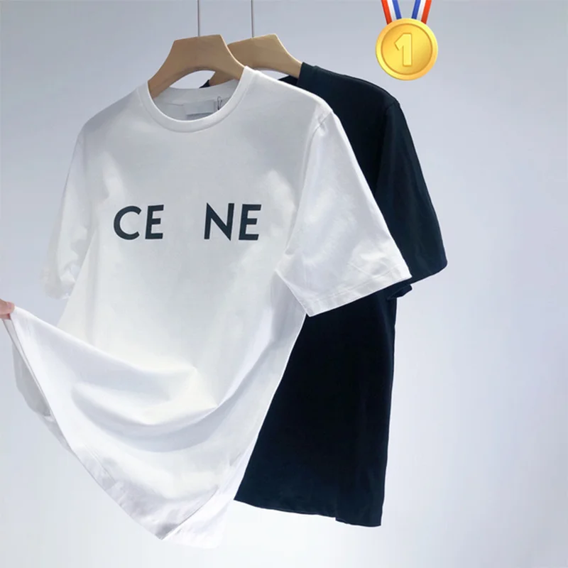 

Luxury men's T-shirt new summer T-shirt high-quality cotton top street hip-hop casual men's T-shirt C letter print Y2K top 2023