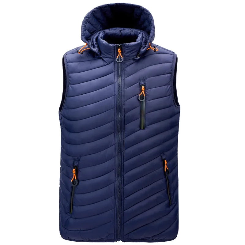 Saz Men's Lightweight Down Vest Insulated Winter Puffer Coat