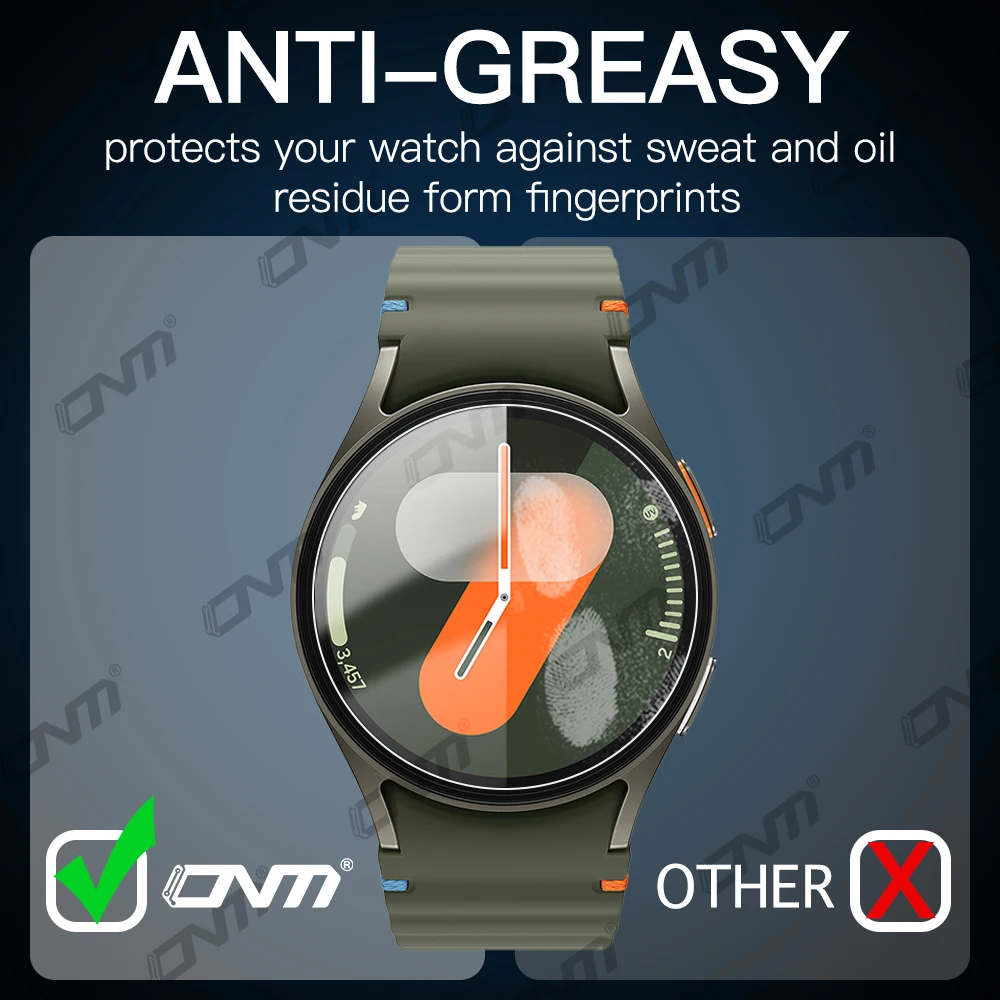 Защита экрана для Samsung Galaxy Watch 7 6 5 Series быстросъемная стеклянная пленка с защитой