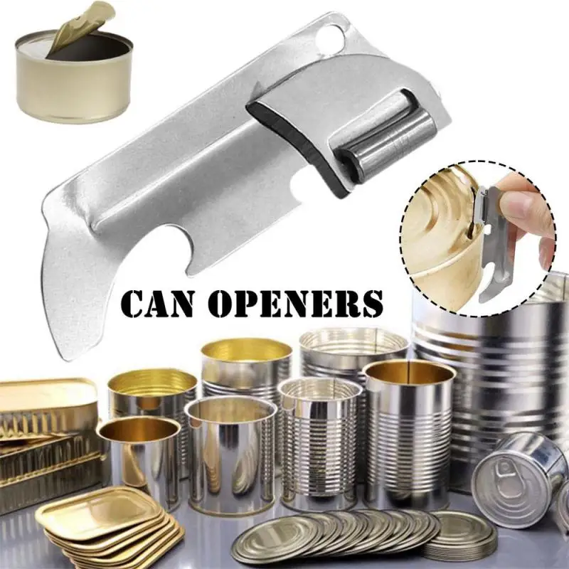 

Multi-function Can Opener Stainless Steel Opener Mini Opener Tools Polished Stainless Steel Finishwith The Utili-key Folding