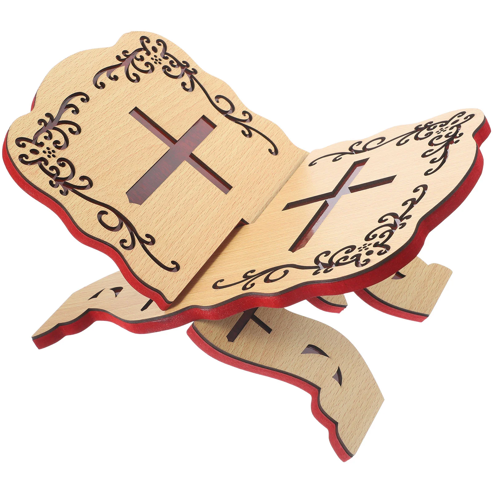 

Desk Book Shelf Wooden Quran Folding Stand Folding Bracket Prayer Bible Stand Recipe Book Holder Koran Holder Gift Bookshelf