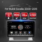 Автомобильный мультимедийный плеер на платформе Android 11 с GPS, радио и навигацией для Buick Excelle 2 2009-2015, Opel Astra J 2009-2017 BT SWC USB FMAM