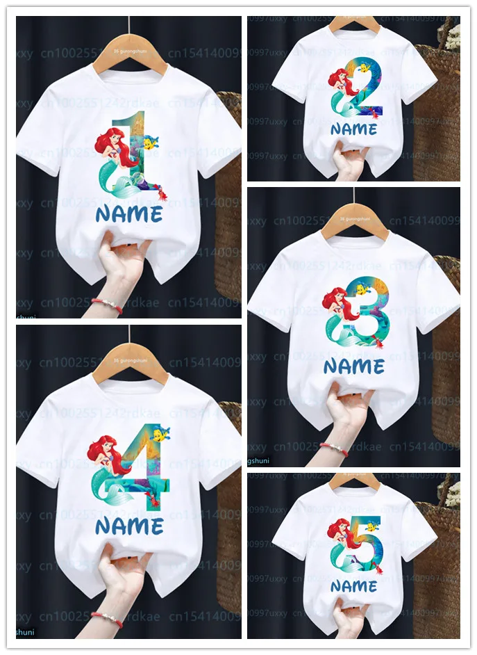 Детское платье на день рождения с принтом в виде цифр