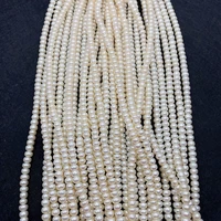 natural freshwater pearl bead flat round loose beads for jewelry making diy necklace earring bracelets beaded charms accessories