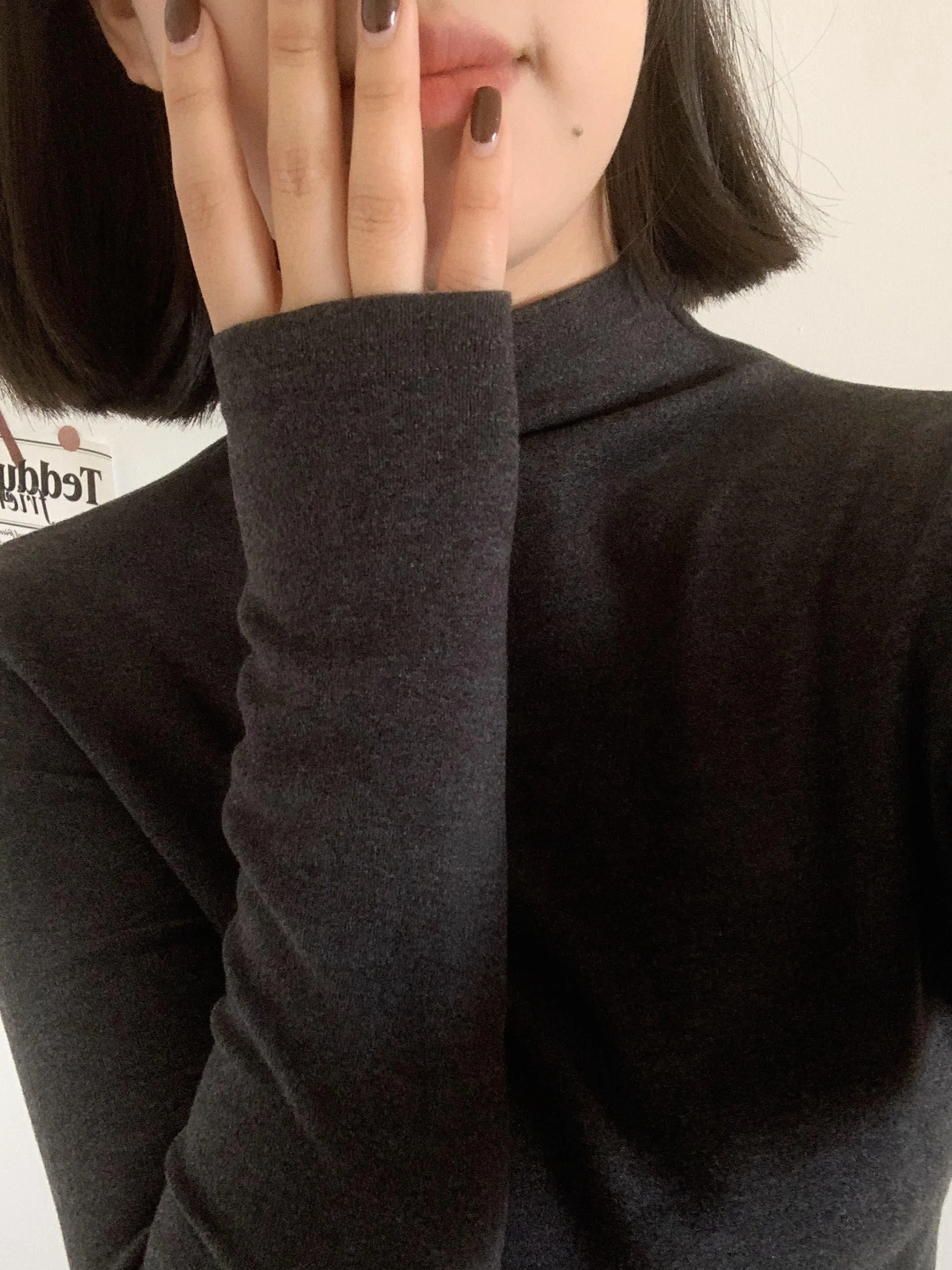 Xfysle_самонагревающаяся двусторонняя рубашка из ангоры с маленьким высоким