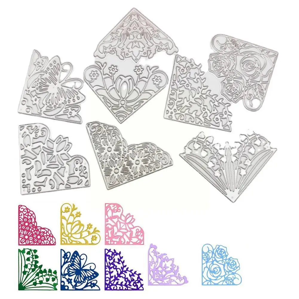 

8 Styles Mini Lace Cutting Dies for Scrapbooking Die Cuts Album Paper Embossing Templates DIY Card Making Crafts Punch Sten V8B4