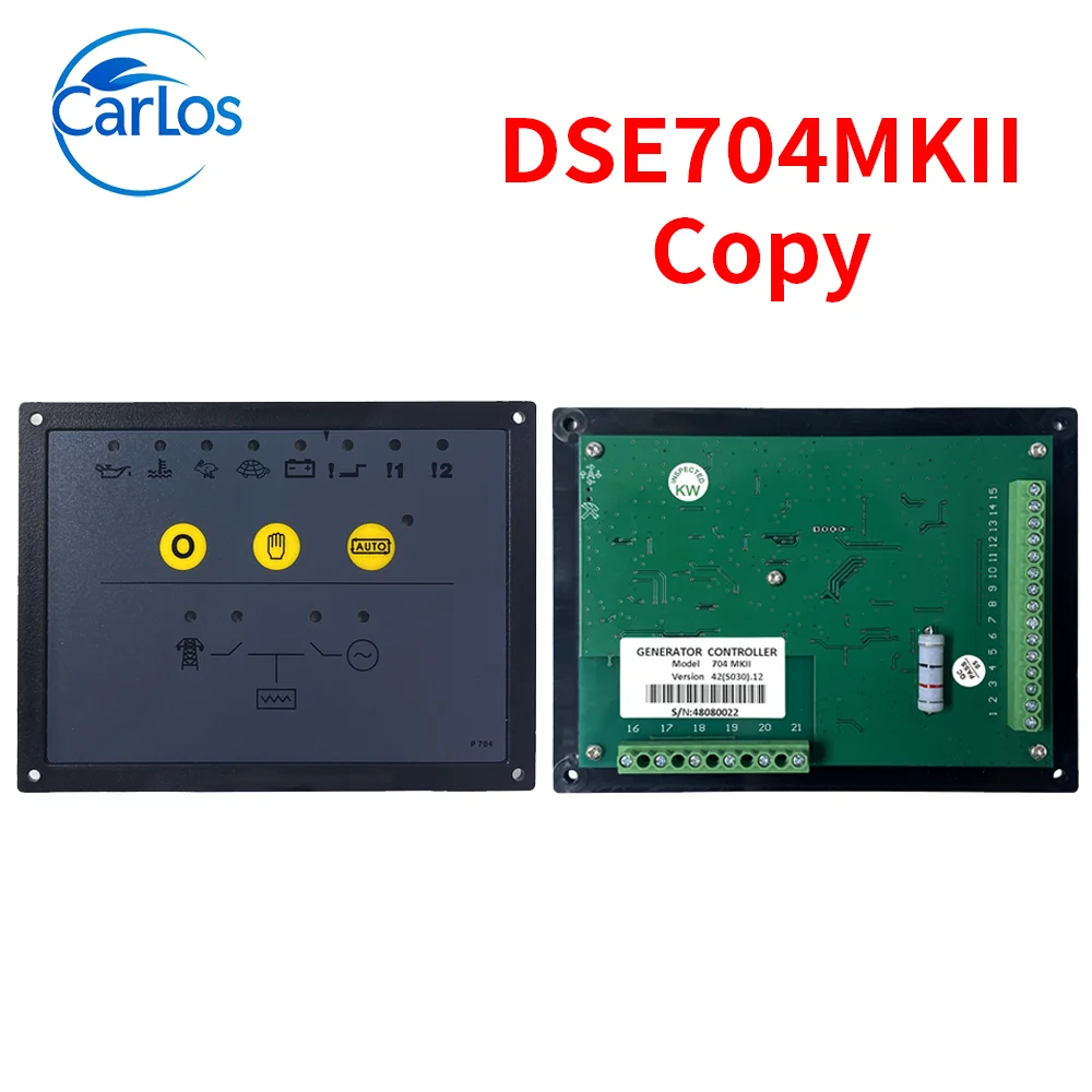 DSE704 mkii Контроллер двигателя генератора DSE704, блок управления AMF, автоматический запуск, панель управления при сбое электросети, плата мониторинга, запчасти для генераторных установок. (art.: 3920dcd0bea91) - 3920dcd0bea91