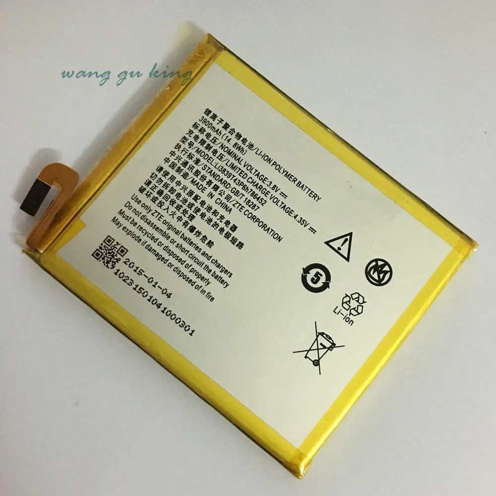 

New High Quality Li3839T43P6h786452 3900mAh Battery for ZTE Q509 Q509T Cell phone