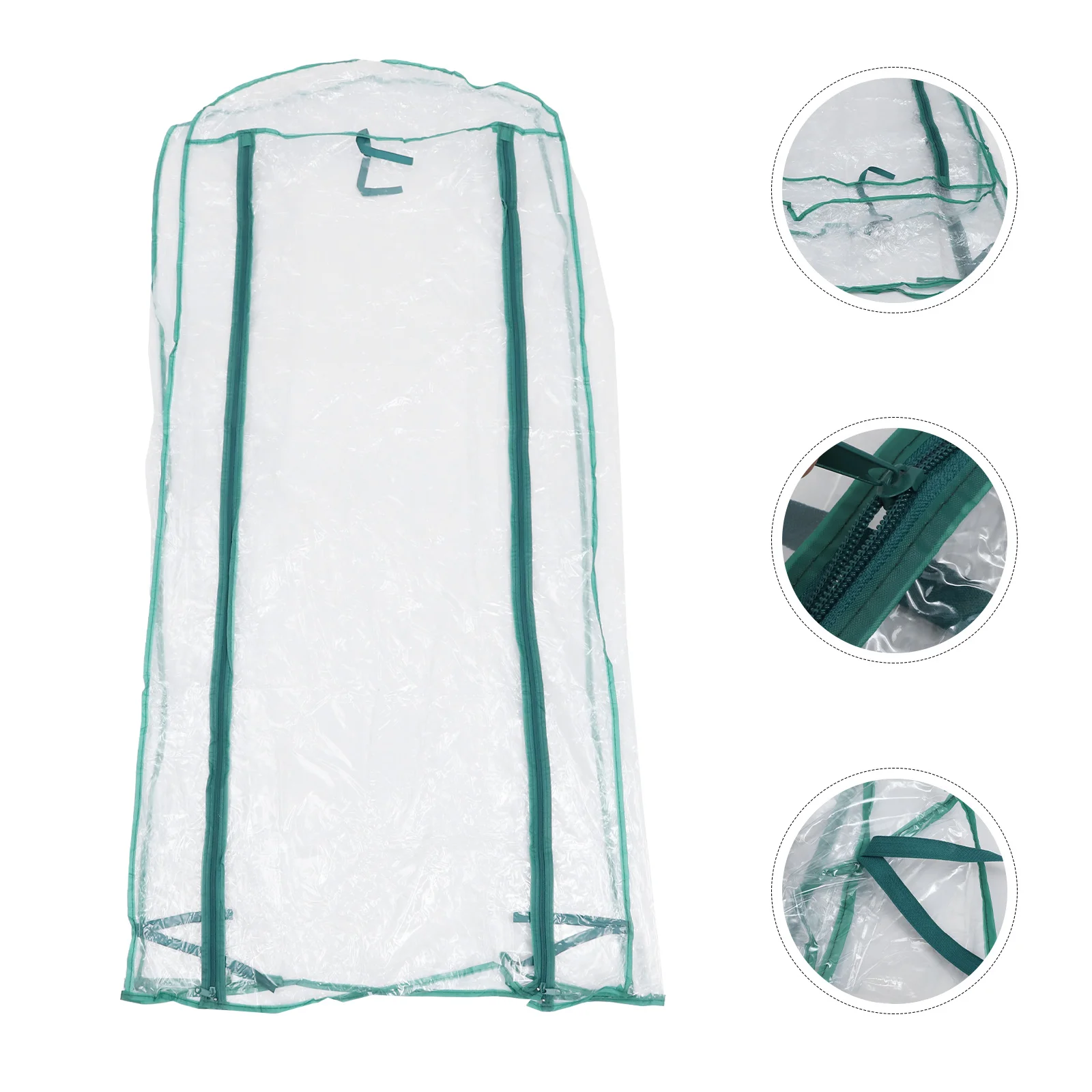 

Greenhouse Cover Garden Shelter Tunneltent Film Flower Kit Indoor Poly Backyard Flowerpot Gardening Clear Pvc