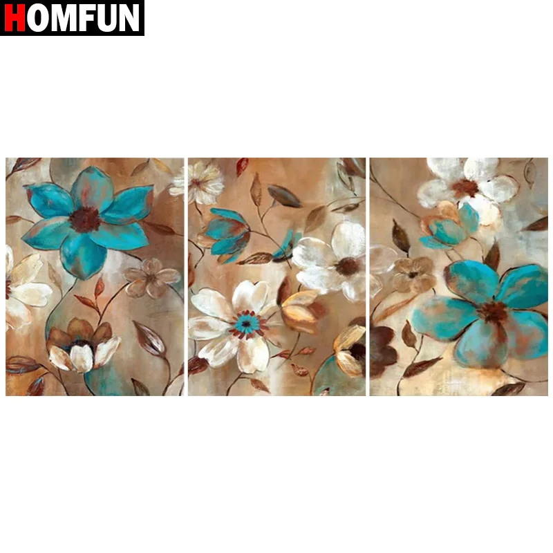 

HOMFUN 5D Diy Diamond Painting Cross Stitch "Scenery Flower" Home Decor Full Rhinestones Inlay Diamond Embroidery