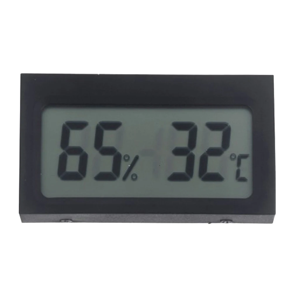 

Mini Digital Large LCD Display Indoor Temperature Sensor Home Humidity Meter Thermometer Hygrometer