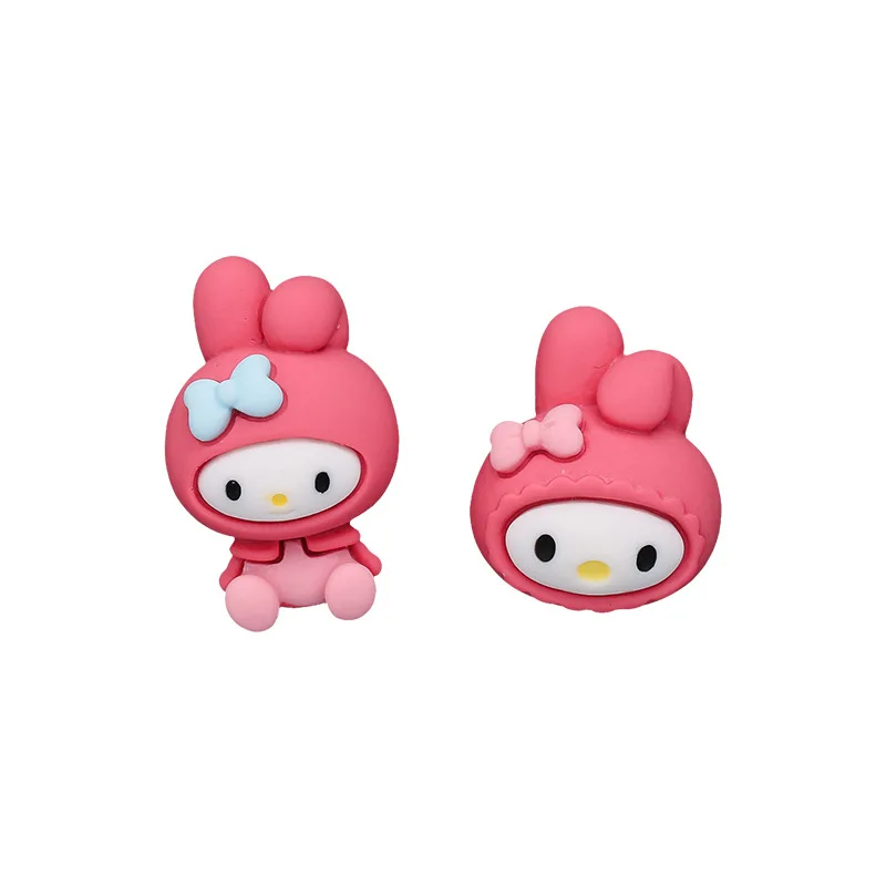 

5pcs Kawaii Cartoon Anime My Melody Flatback Resin Miniatures Toy DIY Crafts Phone Shell Patch Hair Accessories Kids Toy