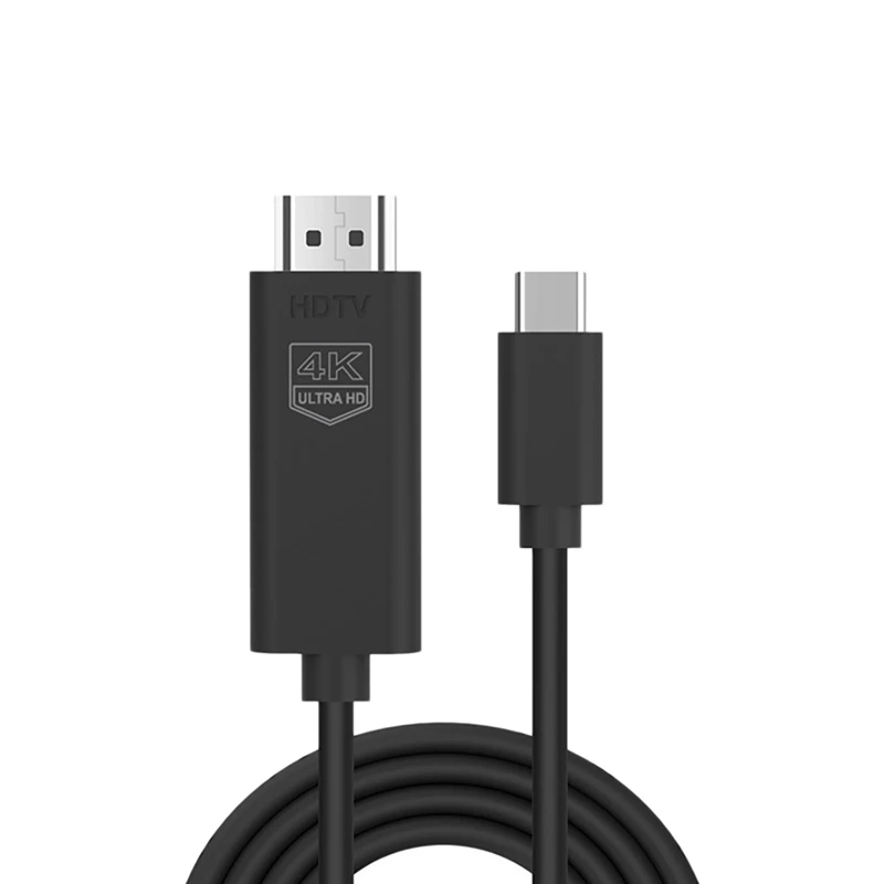 

Лидер продаж, Кабель-адаптер с USB 3,1 на HDMI высокой четкости, кабель для преобразования мобильного ТВ, кабель для проекционного экрана типа C