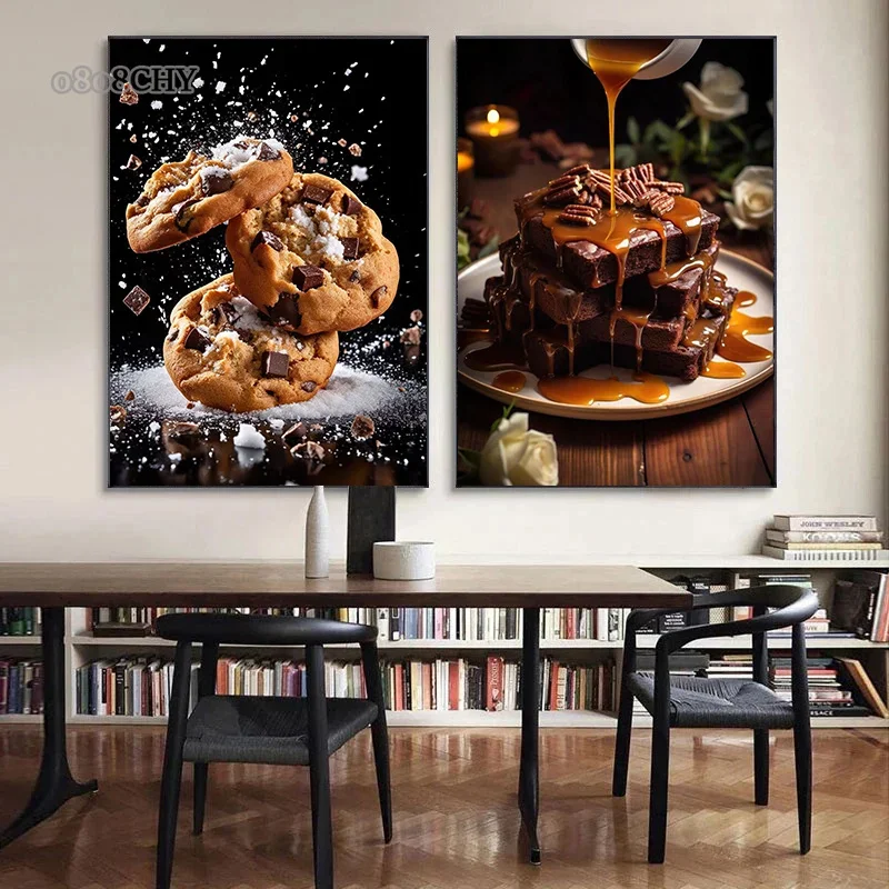 Картина на холсте с изображением шоколада