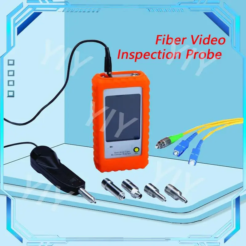 Fiber Video Inspection Probe Microscope Optic End Face Connector Detector
