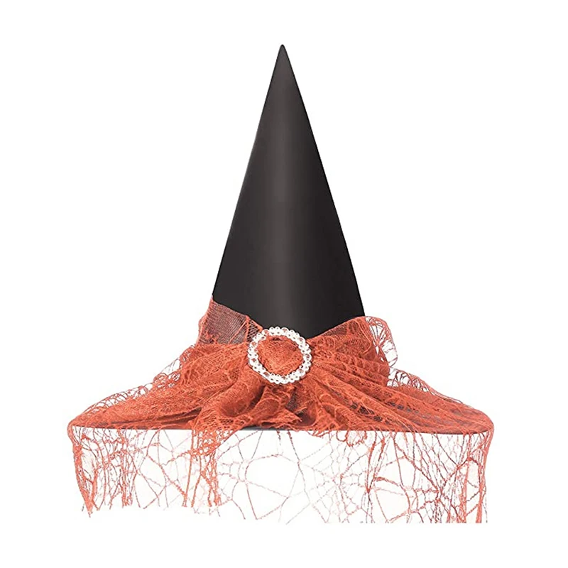 

Adult Kids Halloween Accessories Witch Hats Masquerade Wizard Hat Birthday Party Props Witches Pointed Caps Fancy Dresses Up