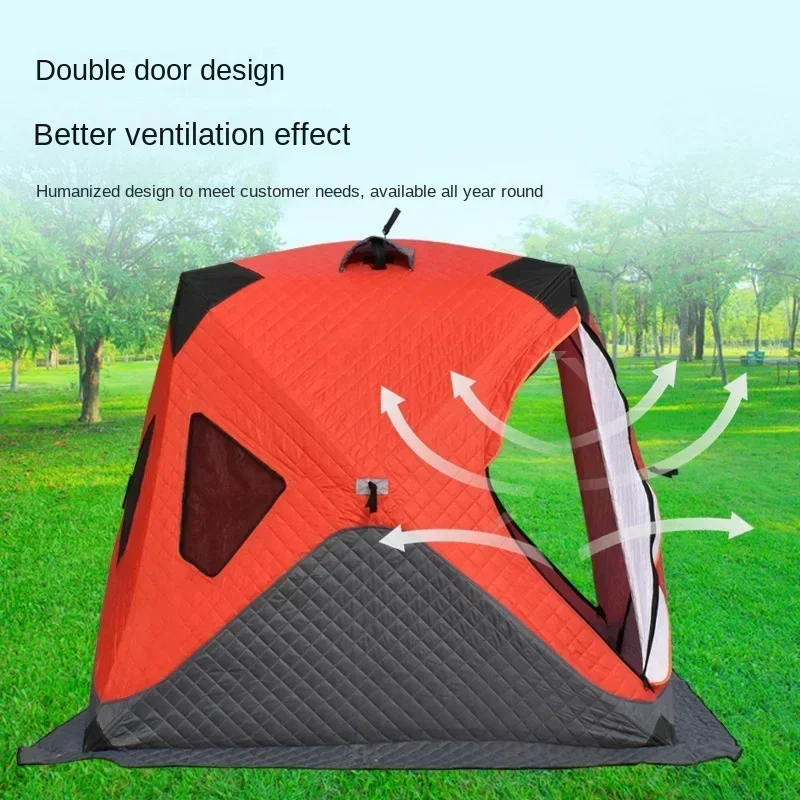 YOUSKY обновленная версия зимней рыболовной палатки на 3-4 человека утолщенная