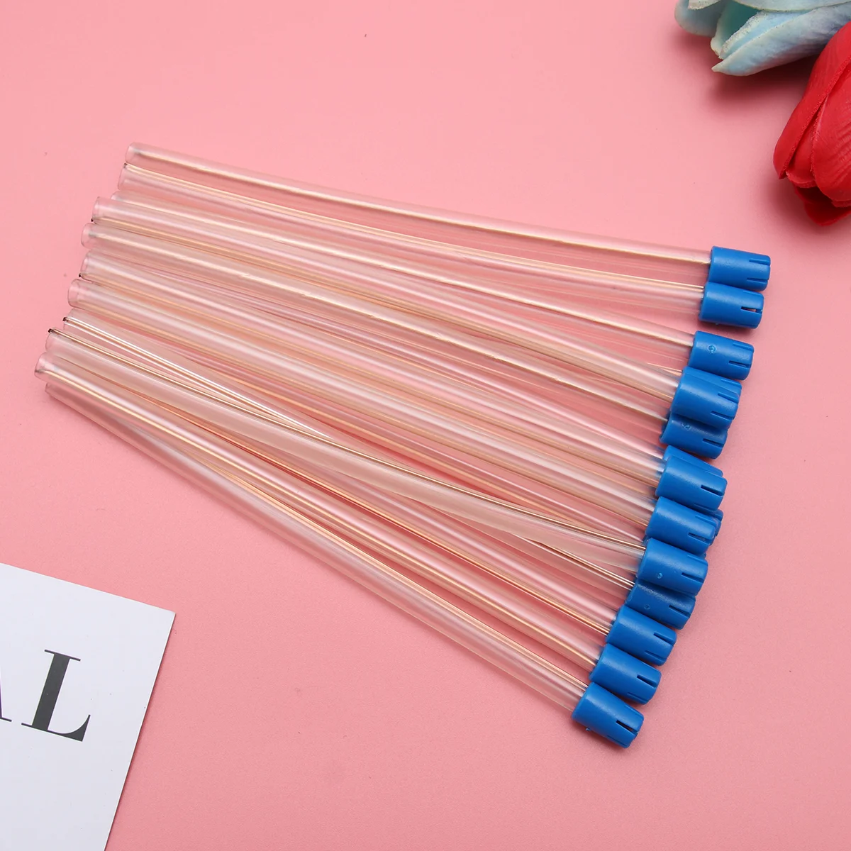 

100pcs Saliva Tubes Safe Materials for Clinic