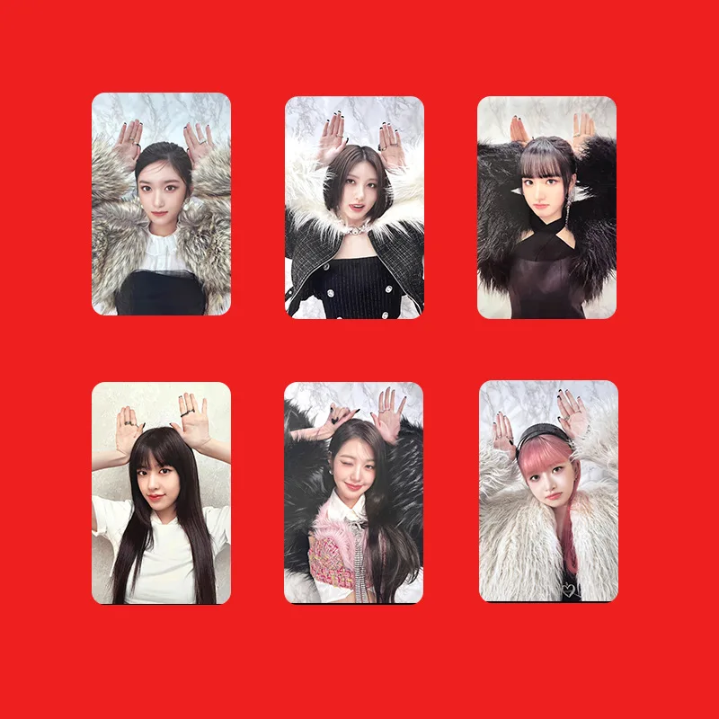 

6pcs/set Kpop Idol IVE Lomo Cards Special Ver. Photocards Photo Card Postcard for Fans Collection