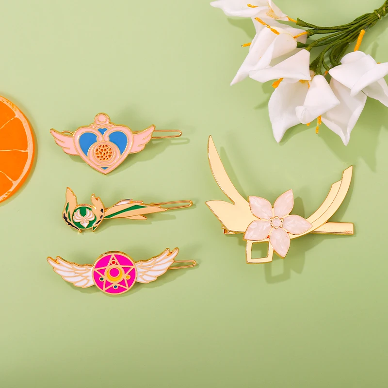 Заколки для волос Genshin Impact аксессуары оптовая цена металлические украшения