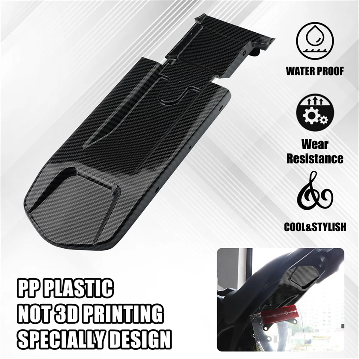 Внутренняя пластина заднего крыла для Sur-Ron Surron Light Bee X/S защитная база брызговиков