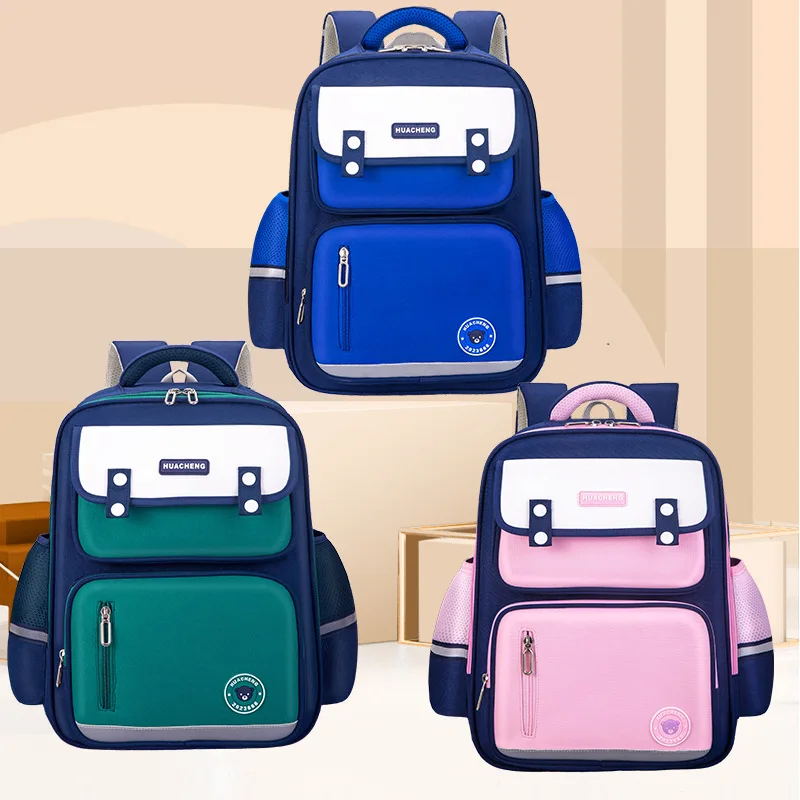 

Elementary School Students Schoolbag Children's Shoulder Backpack Wear-resistant Load Reduction Protect Spine 1-6 Grade Backpack