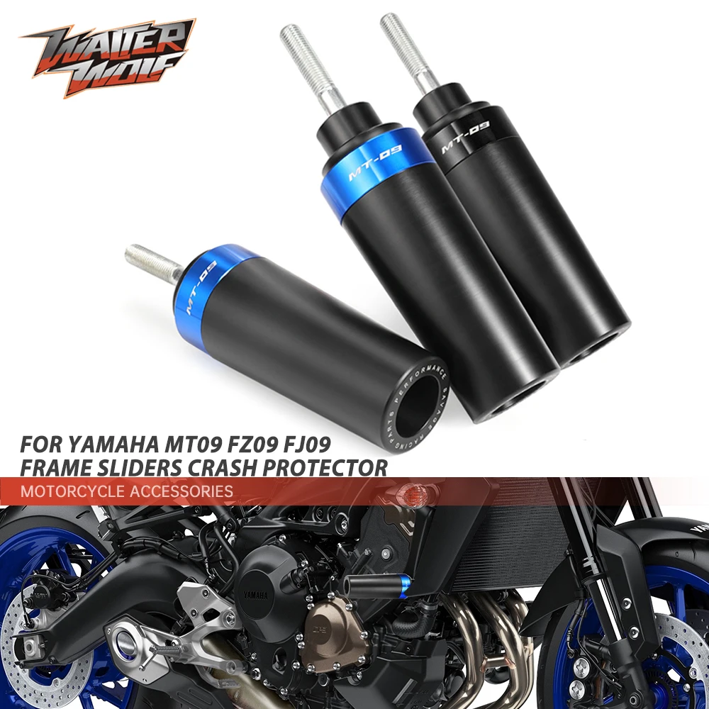 MT 09 Frame Sliders Crash Protector For YAMAHA MT09 FZ09 2015 2018 Motocross Accessories Security Protection FJ09