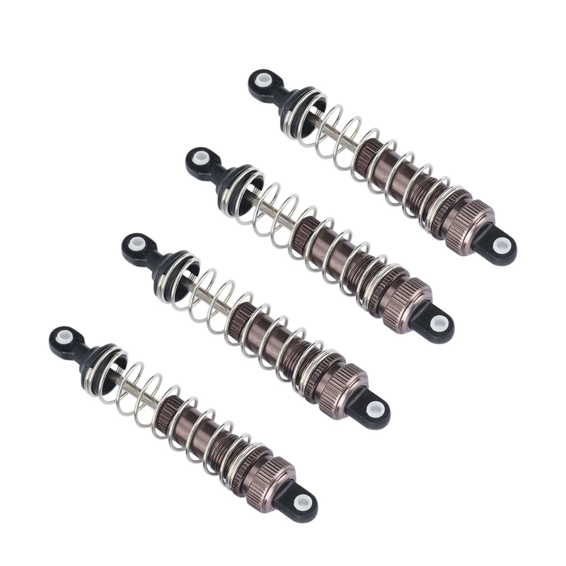 

HOT-4Pcs Metal Shock Absorber A6955 For Remo Hobby Smax 1621 1625 1631 1635 1651 1655 1/16 RC Car Upgrade Parts