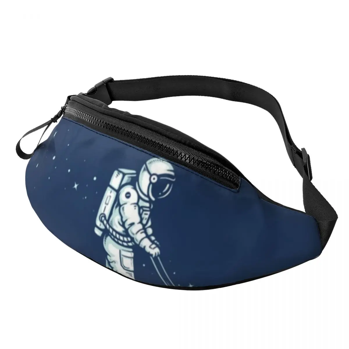 

Mown Moon Astronaut Waist Bag Career Polyester Funny Waist Pack Men Bicycle Bag